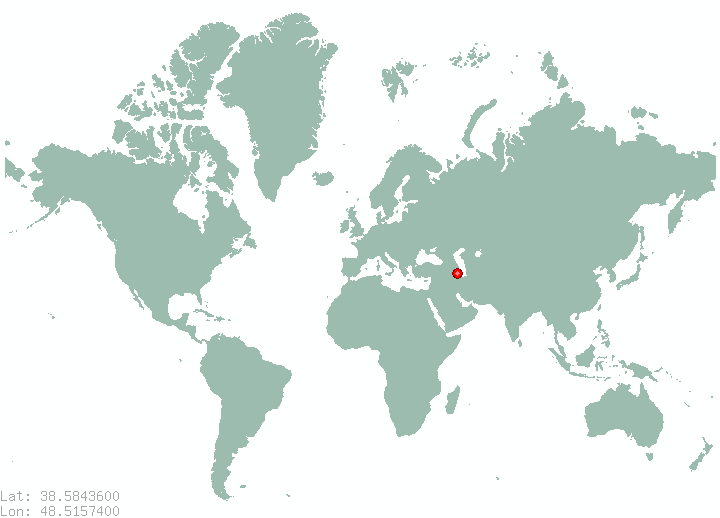 Hubi in world map
