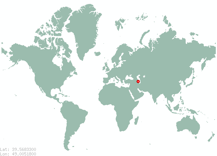 Bestali in world map
