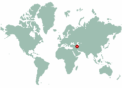 Bozayran in world map